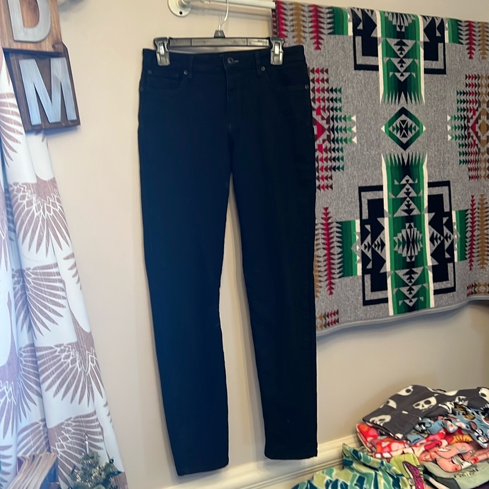 Orvis Mid-Rise Skinny Black Jeans sz 6
